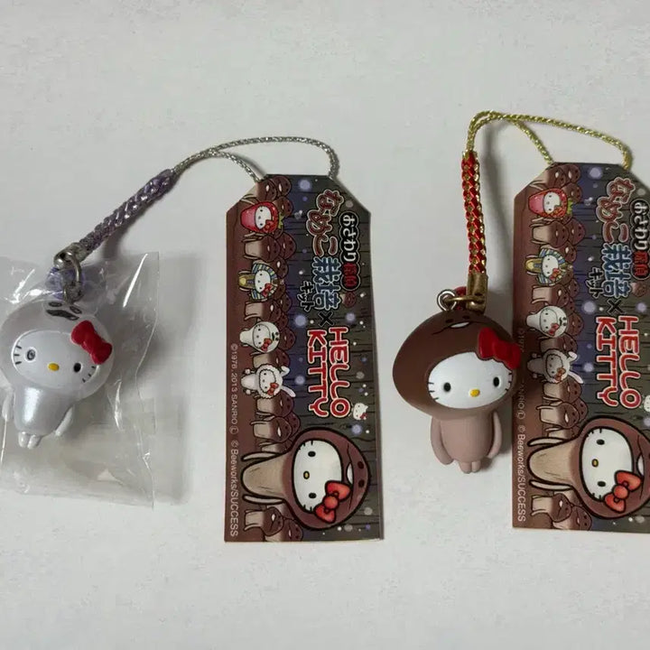 [BUNJANG] Namco Kitty Strap Set (Sealed &amp; Unsealed) / 나메코 키티스트랩 2종 일괄