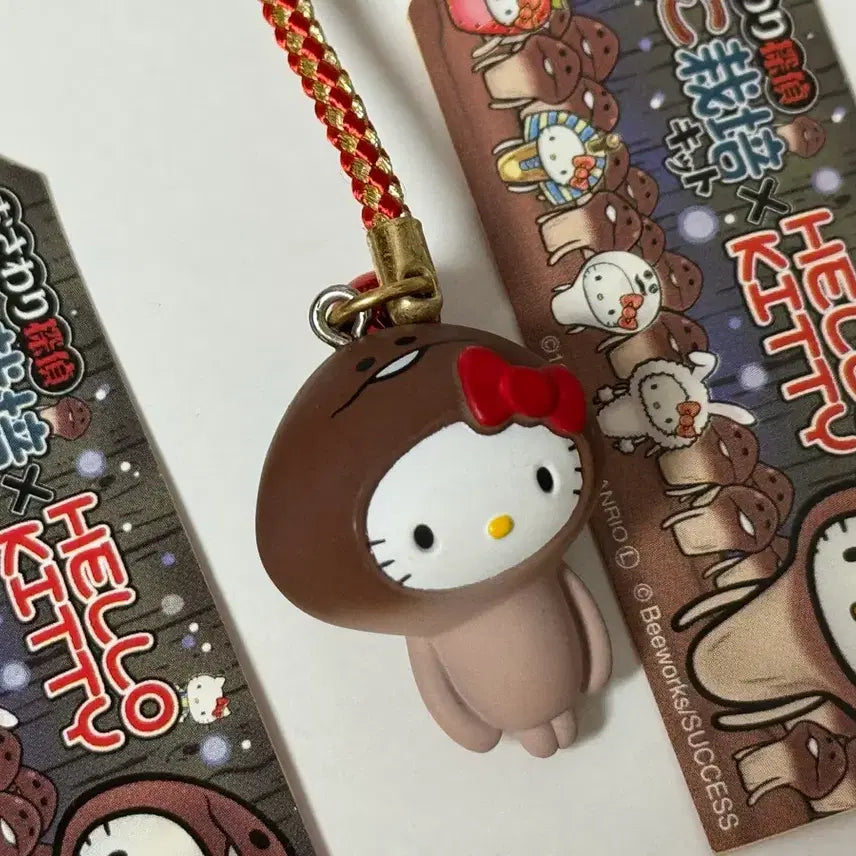 [BUNJANG] Namco Kitty Strap Set (Sealed &amp; Unsealed) / 나메코 키티스트랩 2종 일괄