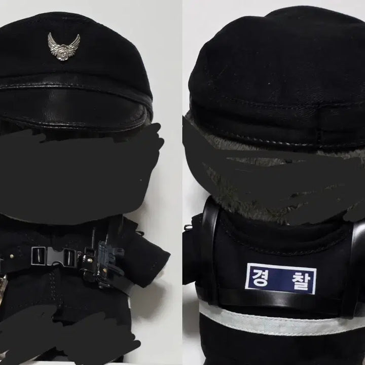 [BUNJANG] Bitushop 10cm Police Outfit Limited Black Edition Doll Clothes / 비투샵 경찰 인형옷 솜옷 리미티드 블랙 에디션 10cm 10깅