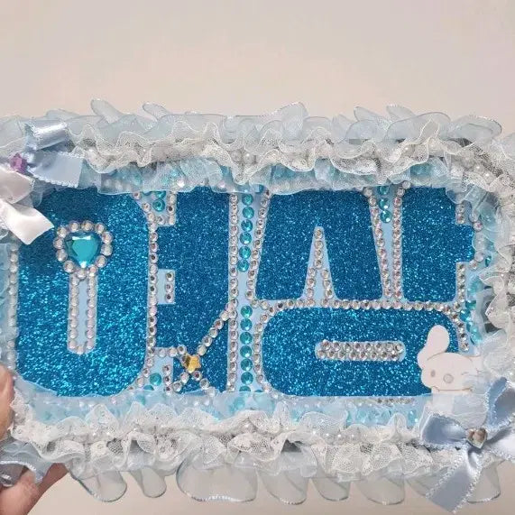 [BUNJANG] ATEEZ Yeosang Nameboard Support Stick Fan / 에이티즈 여상 네임보드 응원도구 우치와
