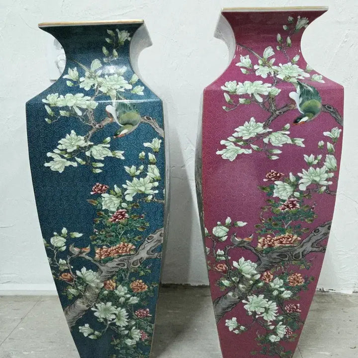 [BUNJANG] Chinese Enamel Porcelain Vase / 중국도자기 분채
