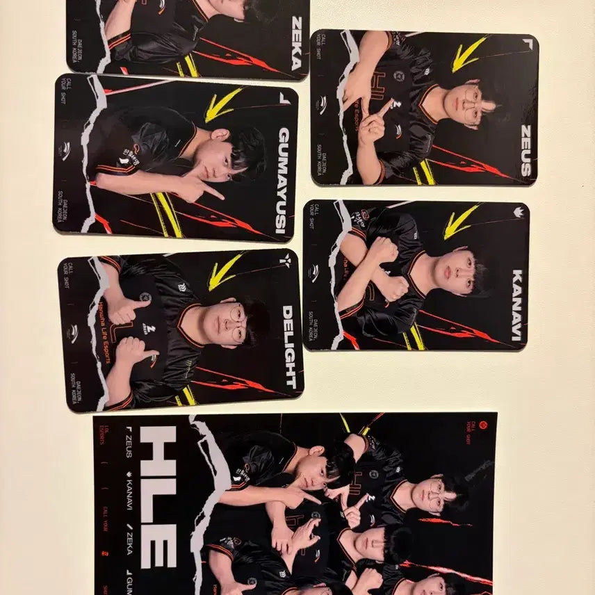 [BUNJANG] HLE Team Player Photocard Set / HLE 선수 포토카드 세트