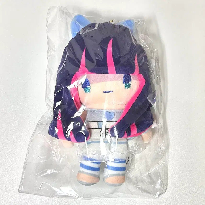 [BUNJANG] Panty &amp; Stocking Anarchy Nui Keyring / 팬티&amp;스타킹 팬스가 아나키 스타킹 인형 누이 키링 천사 미소녀