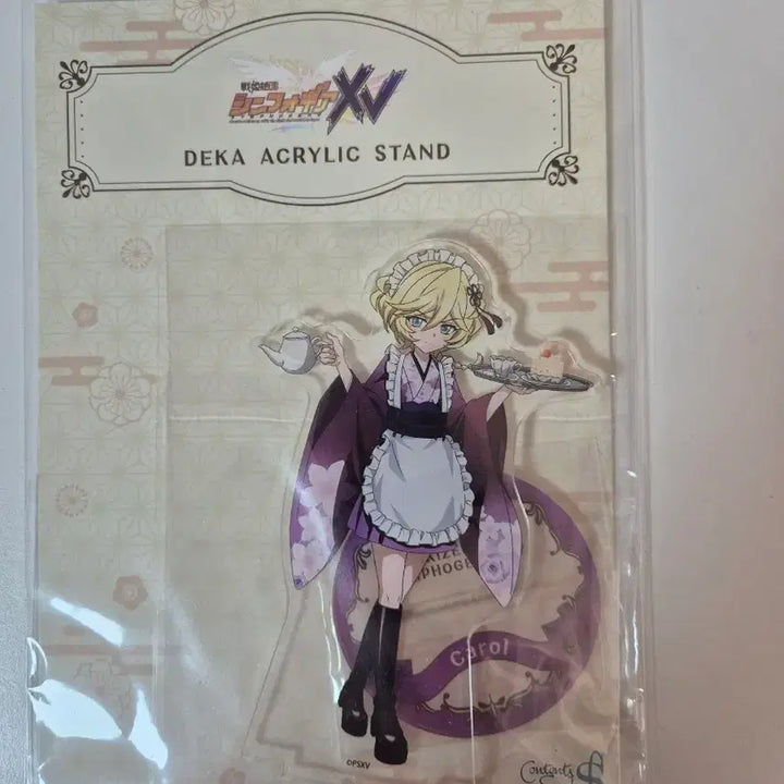 [BUNJANG] Senki Zessho Symphogear Carol Retro Cafe Acrylic Stand (Sealed) / (미개봉) 전희절창 심포기어 캐롤 레트로 카페 아크릴 스탠드