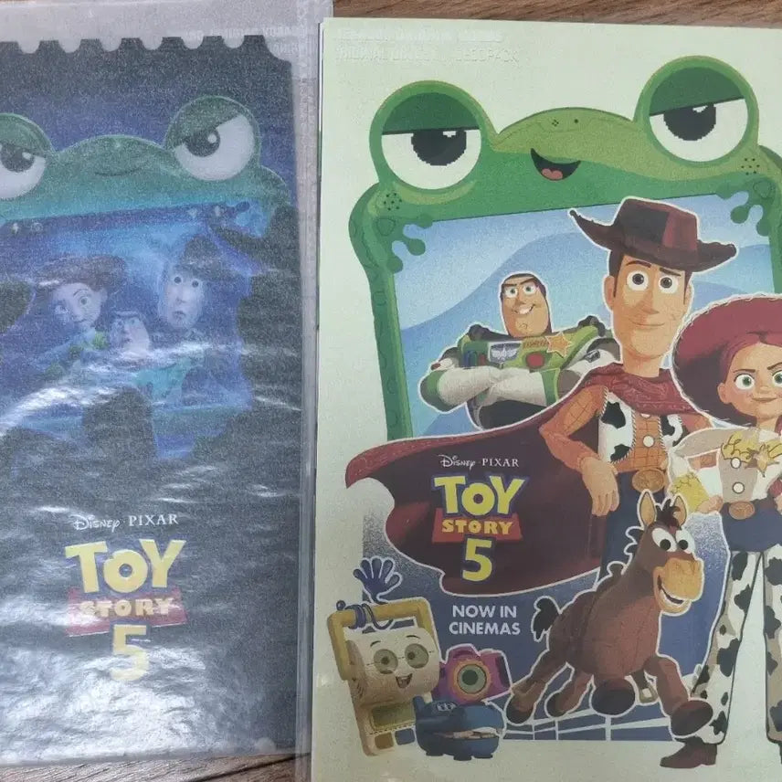 [BUNJANG] Toy Story 5 Deco Pack Postcards &amp; Original Ticket Bundle / 토이스토리5 데코팩엽서일괄. 오리지널티켓 일괄 2종양도