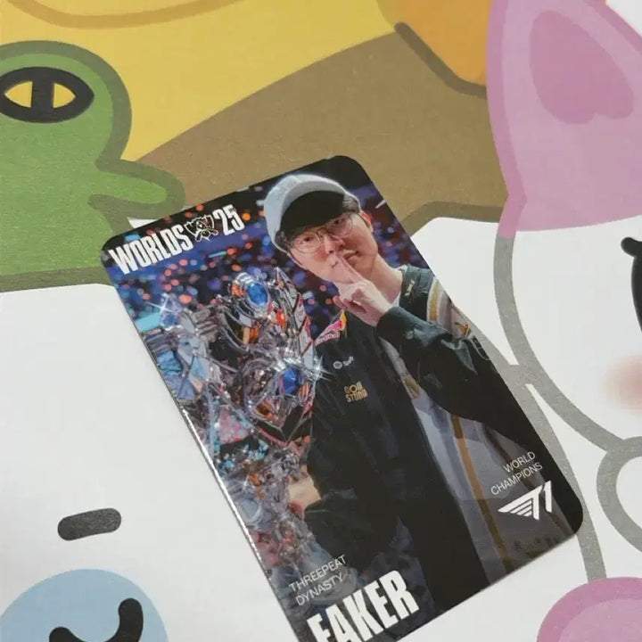 [BUNJANG] MSI T1 Faker Worlds Photocard Fan Festa / msi 티원 페이커 월즈 포카 팬페스타 포토카드