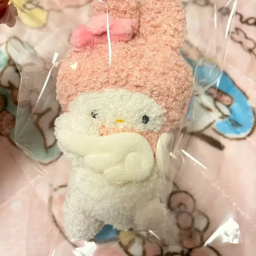 [BUNJANG] Sanrio My Melody Plush Angel / (새상품, 정품) 산리오 마이멜로디 뽀글이 천사