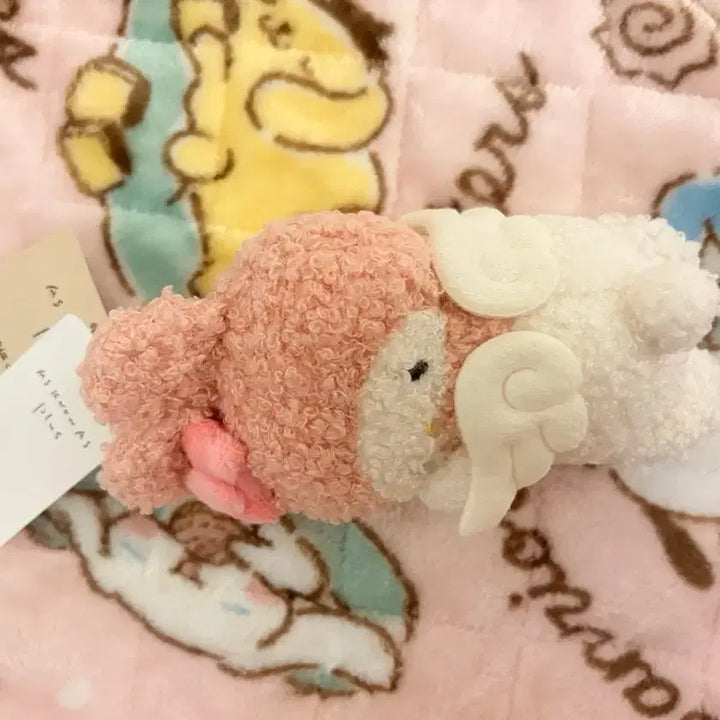 [BUNJANG] Sanrio My Melody Plush Angel / (새상품, 정품) 산리오 마이멜로디 뽀글이 천사