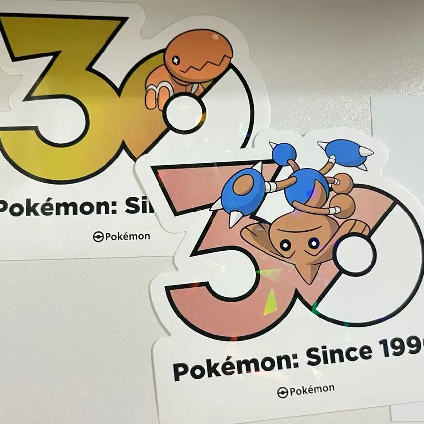 [BUNJANG] Pokemon 30th Anniversary Sticker Capoiera Topchi / 포켓몬 30주년 기념 스티커 카포에라 톱치