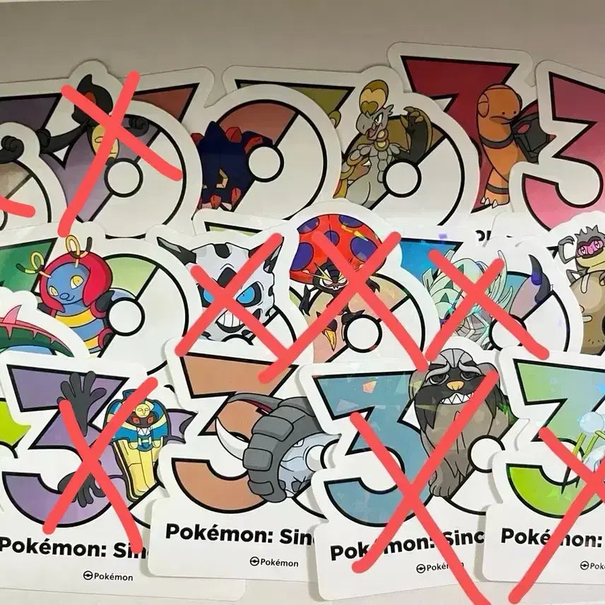 [BUNJANG] Pokemon 30th Anniversary Logo Sticker / 포켓몬 30주년 로고 스티커 천원