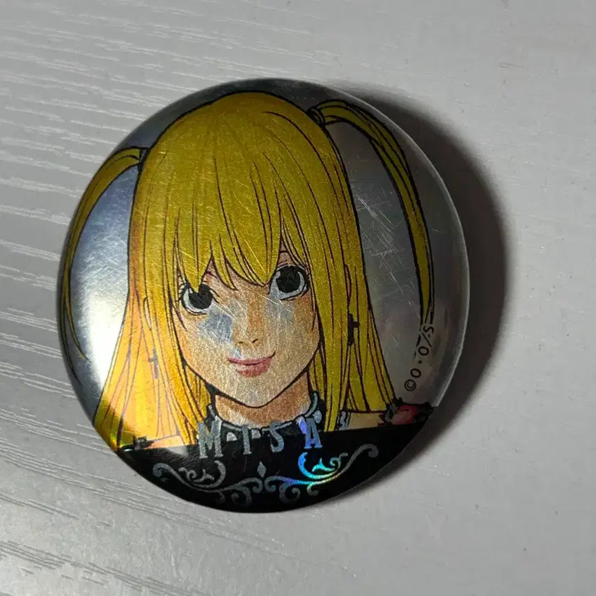 [BUNJANG] Death Note Misa Amane Holographic Can Badge / 데스노트 캔뱃지