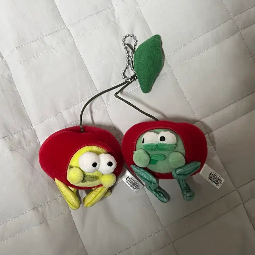 [BUNJANG] SpongeBob SquarePants Resident Random Keyring Cherry / 스폰지밥 주민 랜덤 키링 체리