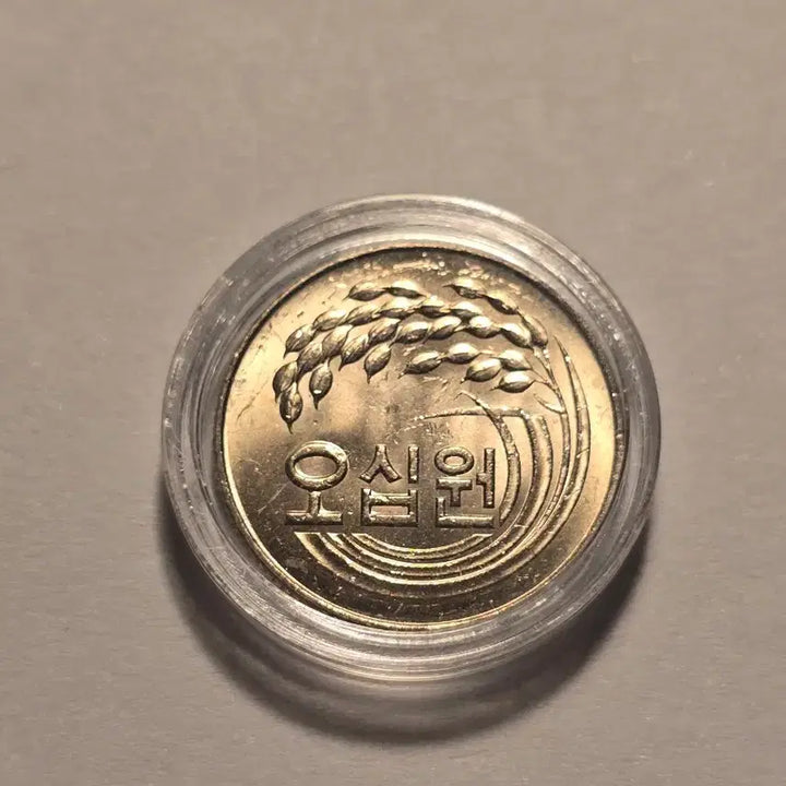 [BUNJANG] 1977 50 Won Coin - Uncirculated Special Year / 1977년 50원 특년도 미사용 주화