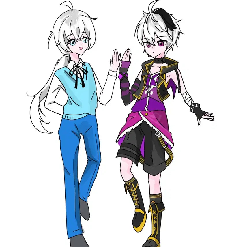 [BUNJANG] 2-Person Couple Commission Art - Fast Turnaround / 당일마감/ 2인 페어 전신 커미션 0.2