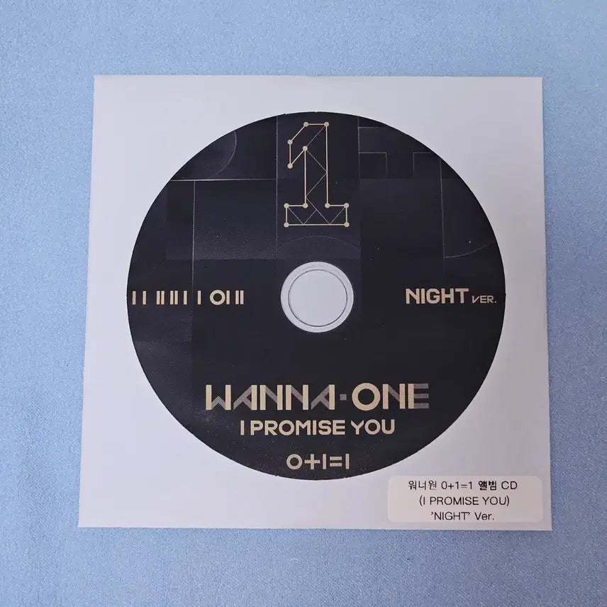 [BUNJANG] Wanna One 0+1=1 Album CD (Night Ver.) / 워너원 0+1=1 앨범 CD (NIGHT 버전)