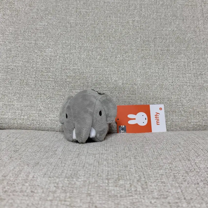 [BUNJANG] Miffy Bruna Family Elephant Keyring Plush / 정품 미피 브루나 패밀리 코끼리 키링 인형