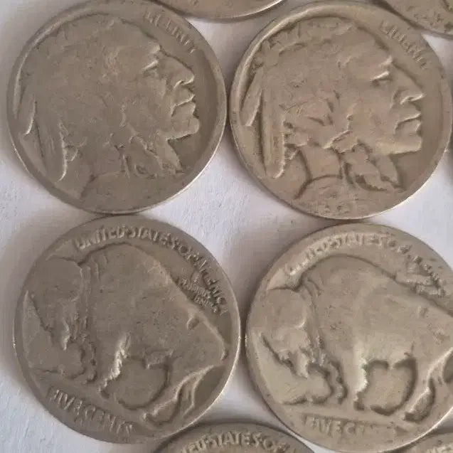 [BUNJANG] 1913-1938 Buffalo Nickel 5 Cent Coin / 버팔로 니켈 5센트 동전