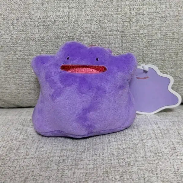 [BUNJANG] Authentic Pokemon Hug Me Ditto 13cm Keychain Plush / 정품 포켓몬 안아줘 메타몽 13cm 키링인형