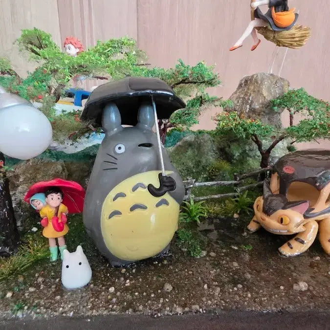 [BUNJANG] Ghibli Diorama with Totoro and Catbus / 지브리 디오라마