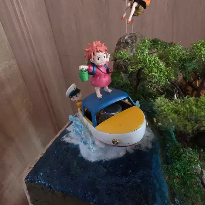 [BUNJANG] Ghibli Diorama with Totoro and Catbus / 지브리 디오라마