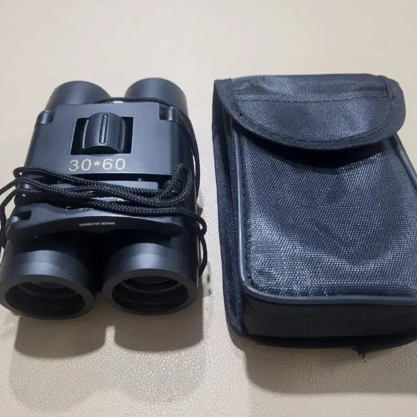 [BUNJANG] 30x60 Portable Telescope with Pouch Set / 30x60 휴대용 망원경 블랙 + 파우치 세트