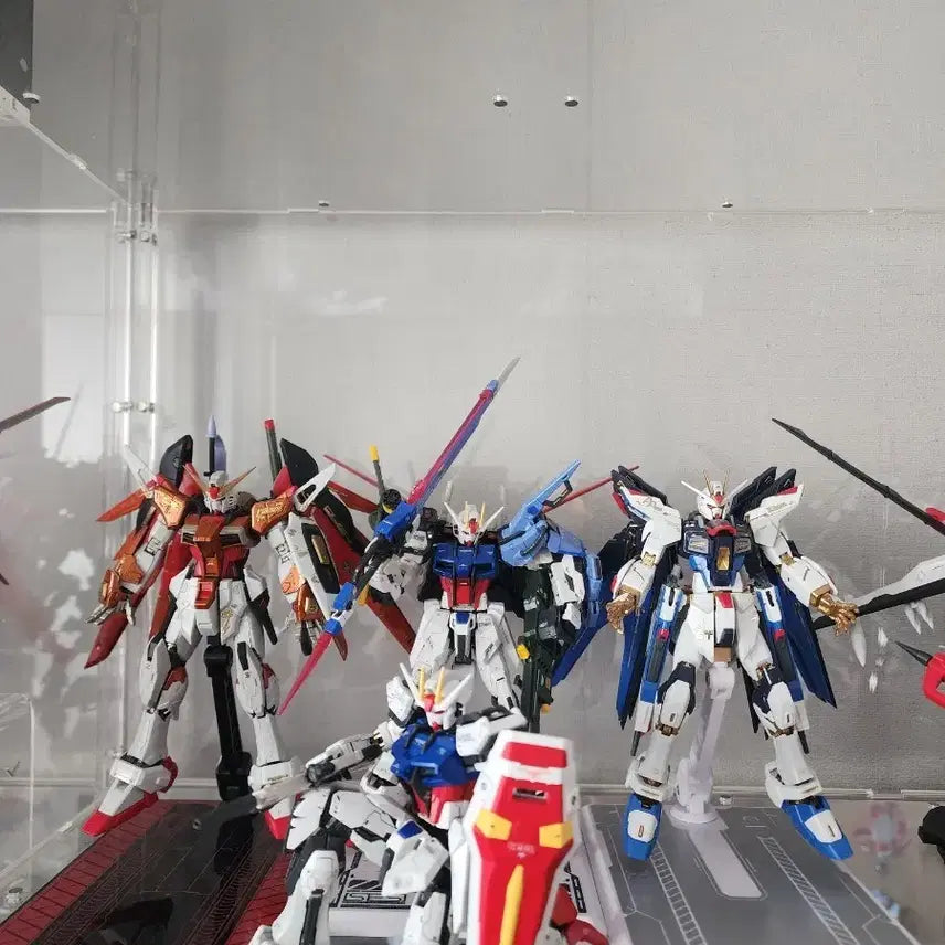 [BUNJANG] RG Destiny Heine Custom Painted, Strike Freedom, Perfect Strike Gundam Set / RG 데스티니 하이네 도색, 스트라이크 프리덤, 퍼펙트 스트라이크
