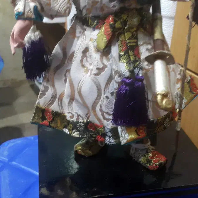 [BUNJANG] 1960s Japanese Samurai Figure - Porcelain and Fabric / 1960 년대 일본 사무라이 상