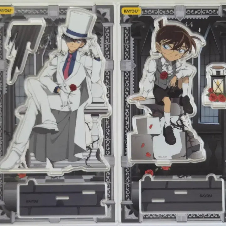 [BUNJANG] Detective Conan Kaito Kid &amp; Conan Acrylic Stand Bundle Set / 명탐정코난 중국 카유 명추리 아크릴스탠드 괴도키드, 코난 일괄