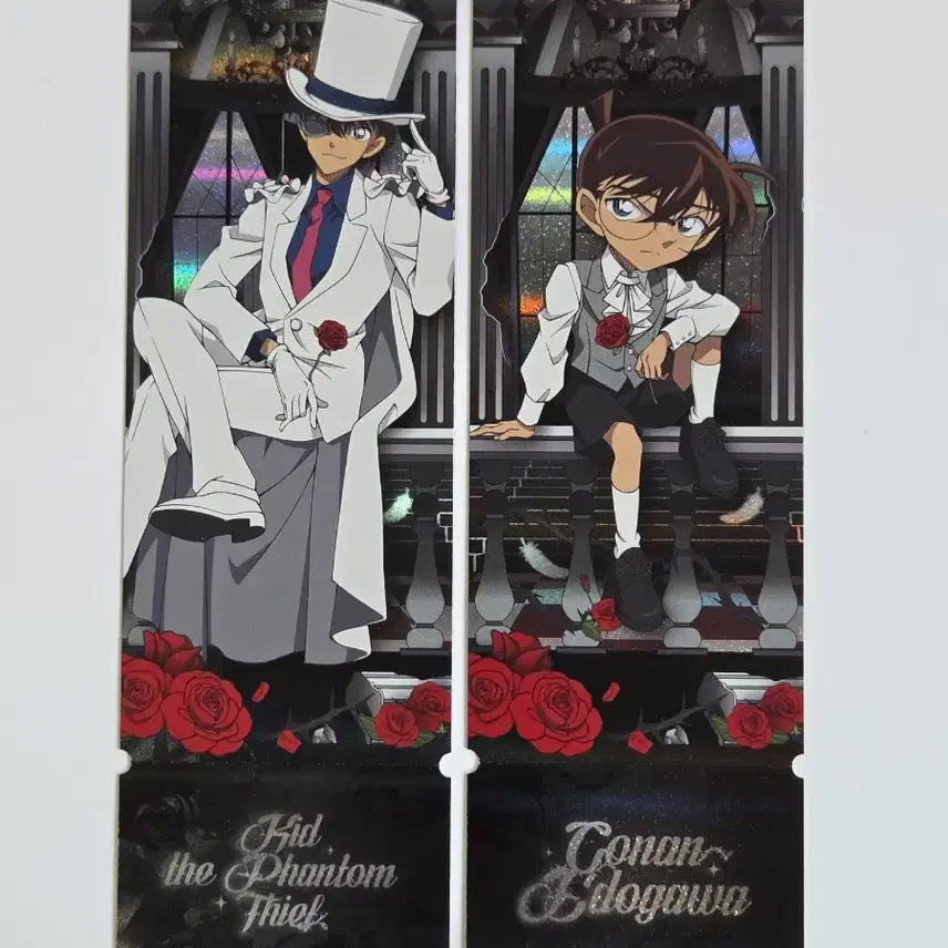 [BUNJANG] Detective Conan Kaito Kid &amp; Conan Acrylic Stand Bundle Set / 명탐정코난 중국 카유 명추리 아크릴스탠드 괴도키드, 코난 일괄