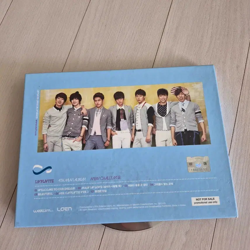 [BUNJANG] INFINITE New Challenge Album Signed by All Members / 친필사인 인피니트 NEW CHALLENGE  앨범