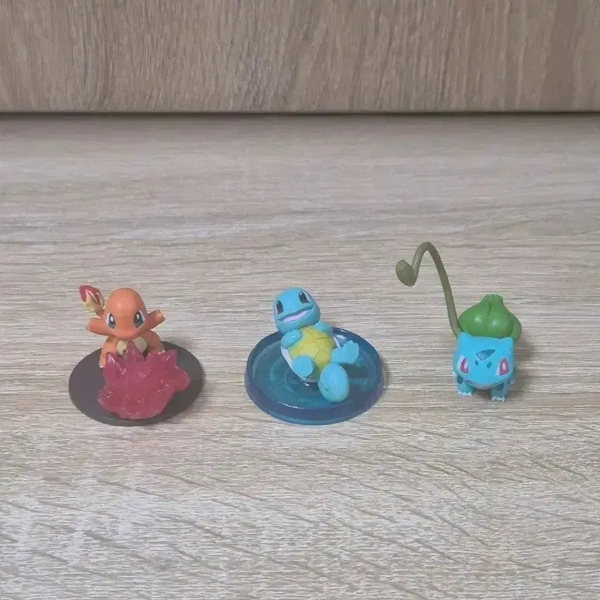 [BUNJANG] Pokemon Desktop Gacha 1st Generation Starters Set Figure / 포켓몬 피규어 데스크탑 가챠 1세대 스타팅 세트