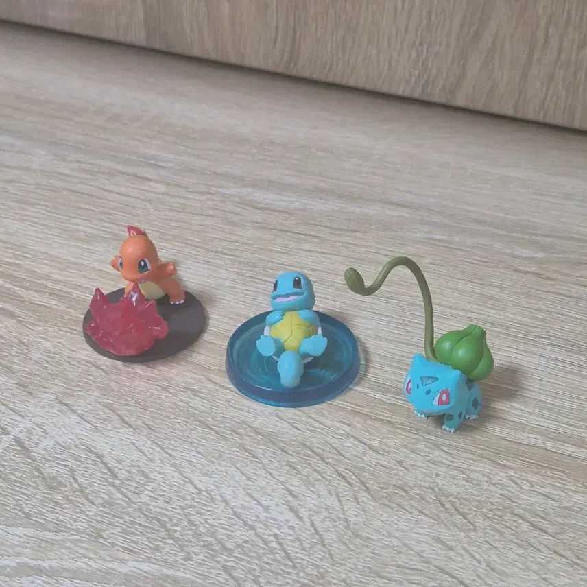 [BUNJANG] Pokemon Desktop Gacha 1st Generation Starters Set Figure / 포켓몬 피규어 데스크탑 가챠 1세대 스타팅 세트
