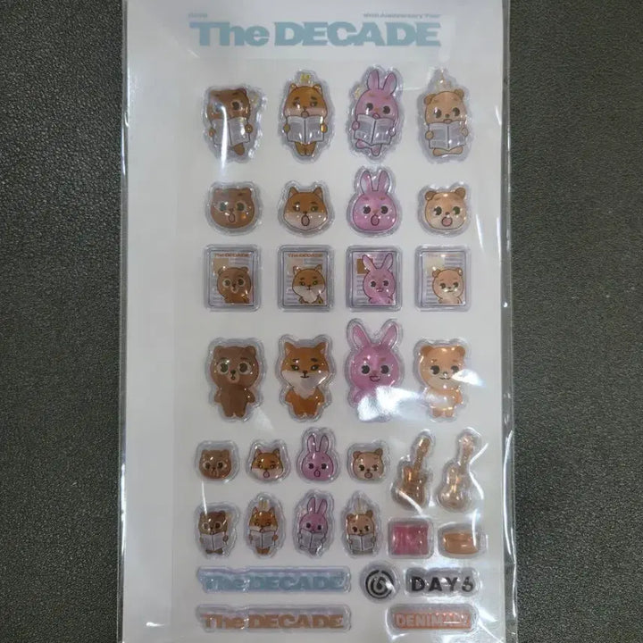 [BUNJANG] Day6 Japan MD DECADE 3D Sticker (Sealed) / (미개봉) 데이식스 일본 엠디 데케이드 입체 스티커