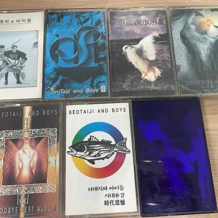 [BUNJANG] Seo Taiji and Boys Cassette Tape Set (7 Tapes) / 서태지와 아이들 카세트테이프7개
