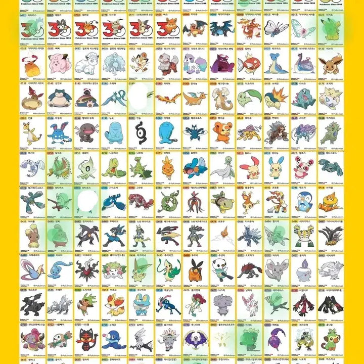 [BUNJANG] Pokemon 30th Anniversary Edition 5th Series Stickers / 포켓몬띠부씰 시즌5 30주년 판매(8/25)