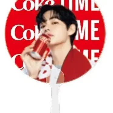 [BUNJANG] Coca-Cola x V Limited Edition Fan / 코카콜라 X 뷔 부채