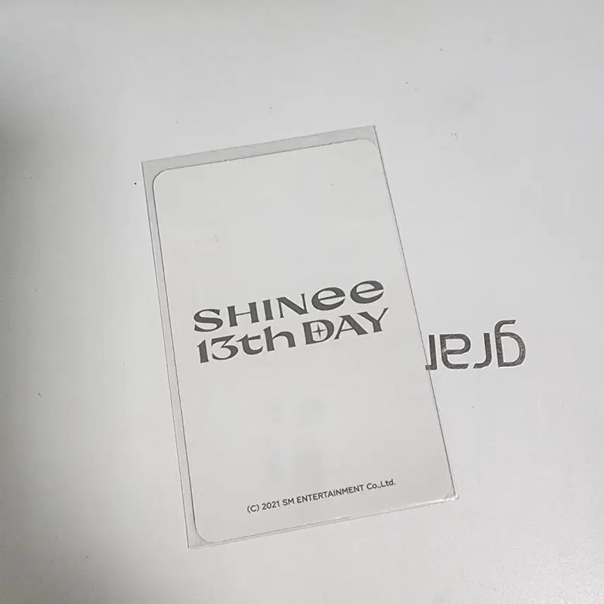 [BUNJANG] SHINee Onew 13th Anniversary Photocard / 샤이니 13주년 온유 포카