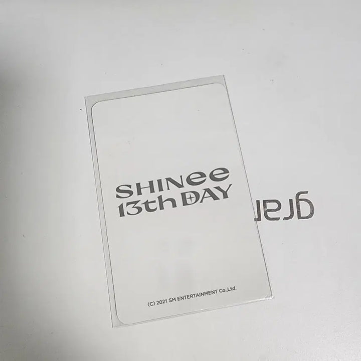 [BUNJANG] SHINee Onew 13th Anniversary Photocard / 샤이니 13주년 온유 포카