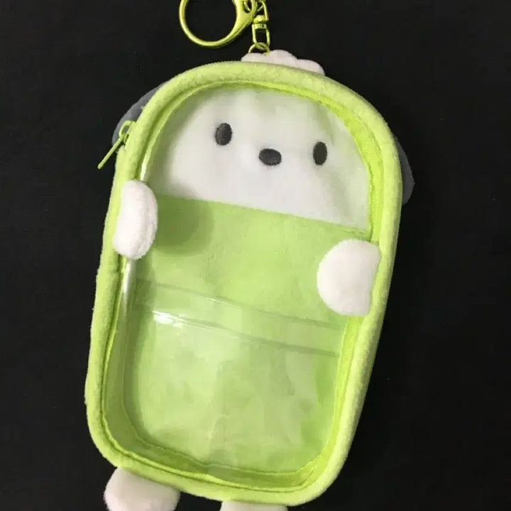 [BUNJANG] Sanrio Pochacco Clear Acrylic Stand Pouch / 포챠코 아크릴 스탠드 투명 인형 파우치 산리오