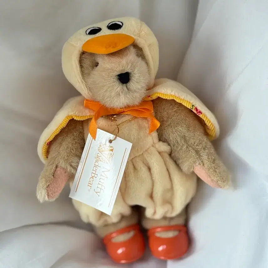 [BUNJANG] Murphy Bear Stuffed Toy in Duck Costume / 머피베어