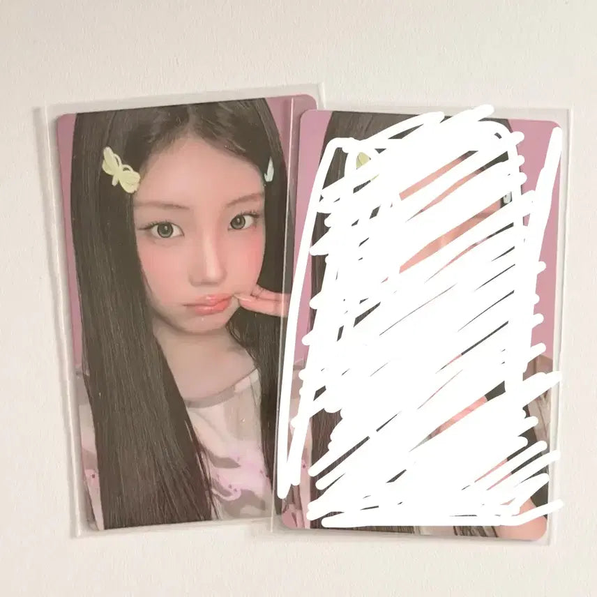 [BUNJANG] ILLIT Wonhee Mochi Piece Glitter Version Lucky Draw POB Photocard / 아일릿 원희 포카 스춤 모찌피스 글릿반 특전 미공포 럭드