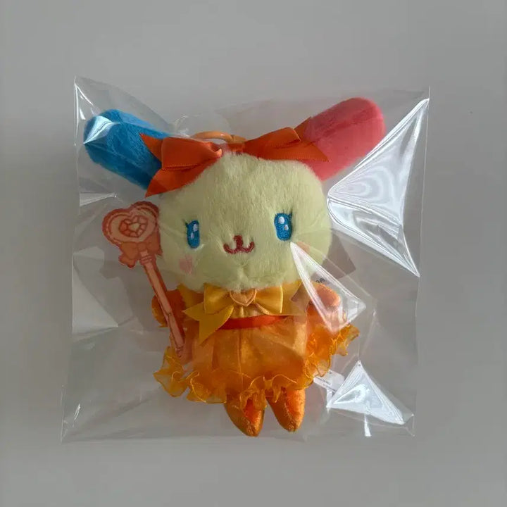 [BUNJANG] Sanrio Usahana Colorful Dress Mascot Plush Doll / 산리오 우사하나 컬러풀 드레스 마스코트 누이 인형