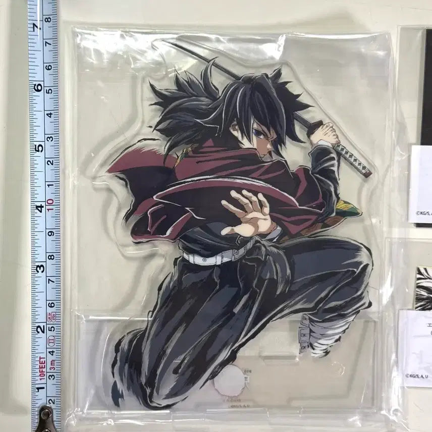 [BUNJANG] Ufotable Kimetsu no Yaiba Web Lottery Tomioka Giyu Acrylic Stand + Sticker Set (Sealed) / [미개봉] 귀멸의 칼날 웹쿠지 엔드롤 토미오카 기유 아크릴스탠드+스티커