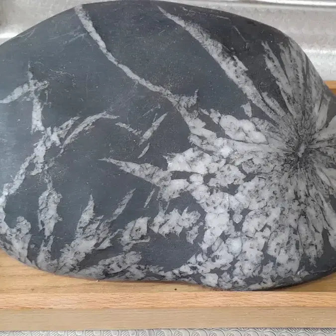 [BUNJANG] Natural Stone "Flower Stone" Paperweight, 25x14 / 천연석 이쁜 꽃돌 25*14