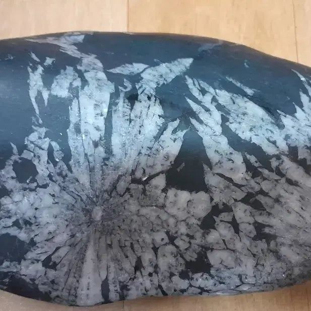 [BUNJANG] Natural Stone "Flower Stone" Paperweight, 25x14 / 천연석 이쁜 꽃돌 25*14