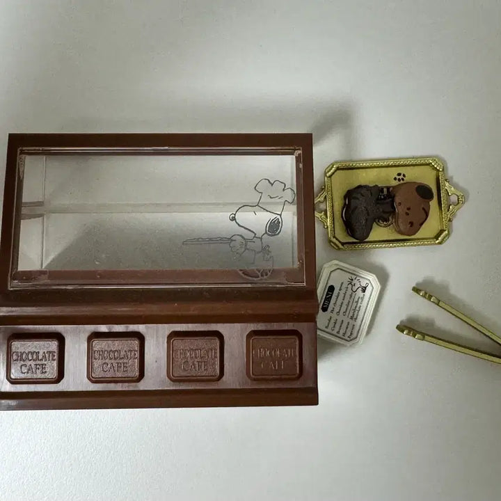[BUNJANG] Re-Ment Snoopy Chocolate Cafe Showcase Gacha Miniature Food Toy / 리멘트 스누피 초콜릿 카페 5번 쇼케이스 가챠 미니어쳐 식완