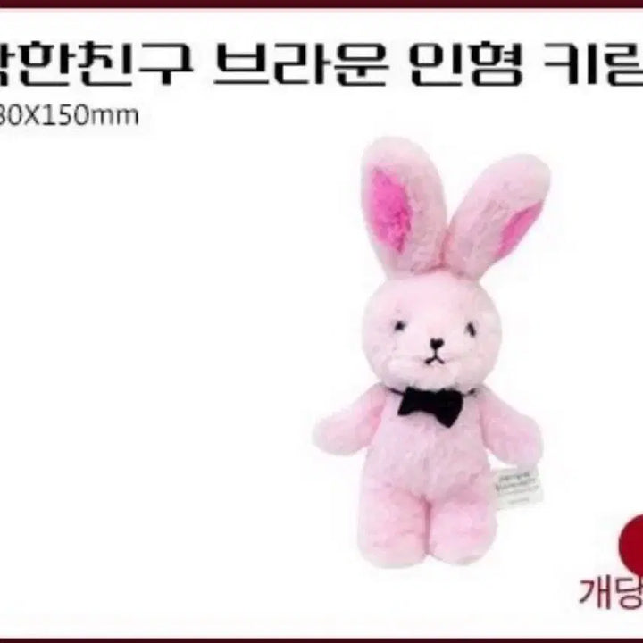 [BUNJANG] Ghost Story Commute Kind Friend Brown Plush Keychain / 괴담출근 착한친구 브라운 인형 키링 양도 판매 괴출