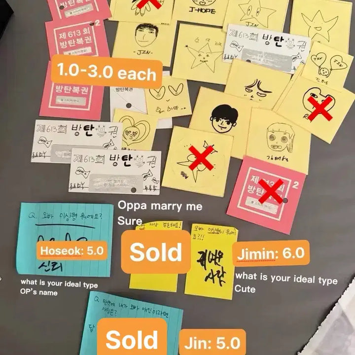 [BUNJANG] BTS Fan Sign Event Studio Sticker / 방탄 bts 팬사인회 공방 스티커