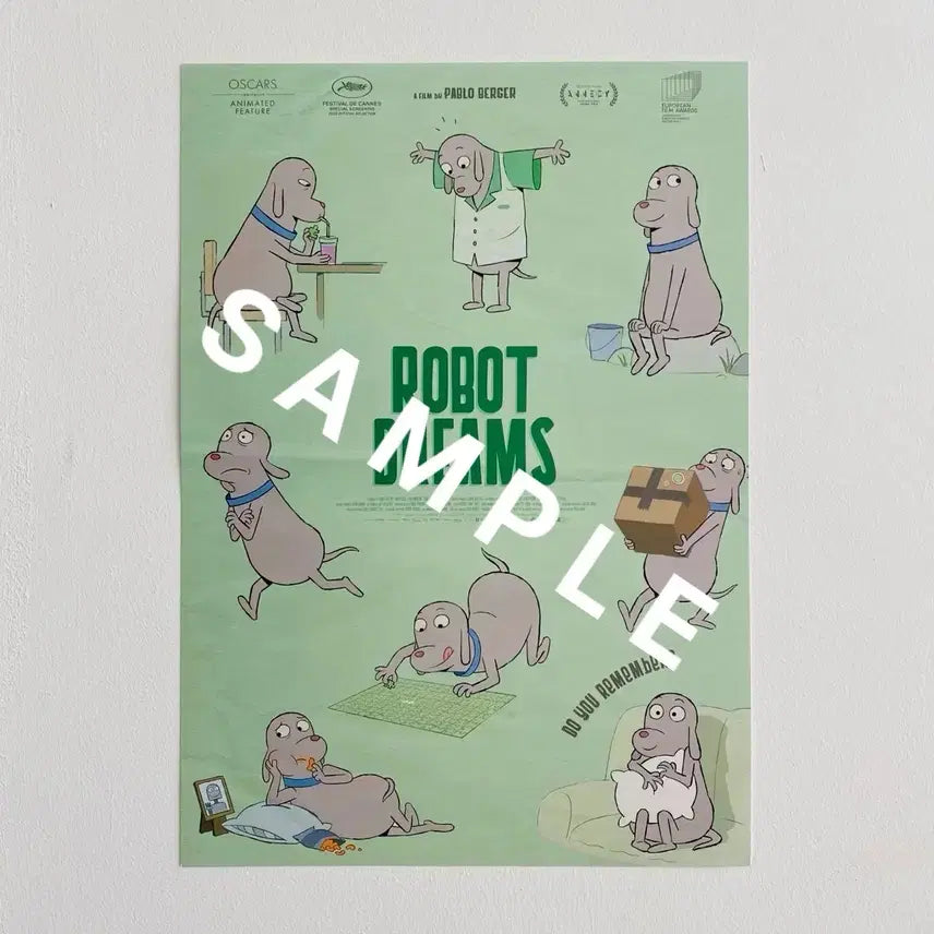 [BUNJANG] Robot Dreams Movie Limited Edition Poster (A3) / [초희귀한정판]영화 로봇드림 한정판 포스터(A3)