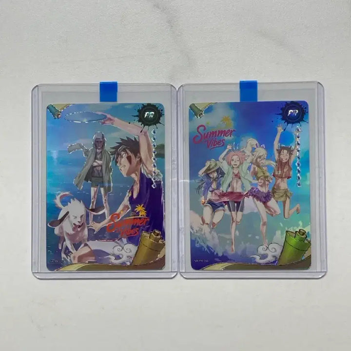 [BUNJANG] KAYOU Naruto Summer Vibes Sakura Swimsuit Promo Card Set / 할인) KAYOU 나루토 프로모 카드 사쿠라 수영복 썸머 바이브 연번 세트